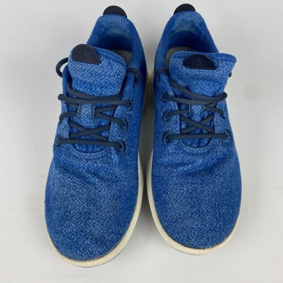 Allbirds Mens‎ Size 11 Wool Runner Mizzles Blue Athletic Sneakers Shoes 0220 NV1 - Picture 7 of 15